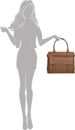 Enrico Benetti Amy Handtas - 15" Laptopvak - 66531 - Bruin -Liora Luxe Winkel 695x1200 2