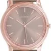 OOZOO Timepieces - Rosé Kleurige Horloge Met Taupe Leren Band - C11144 2 OOZOO Timepieces - Rosé Kleurige Horloge Met Taupe Leren Band - C11144 -Liora Luxe Winkel 699x1200 1