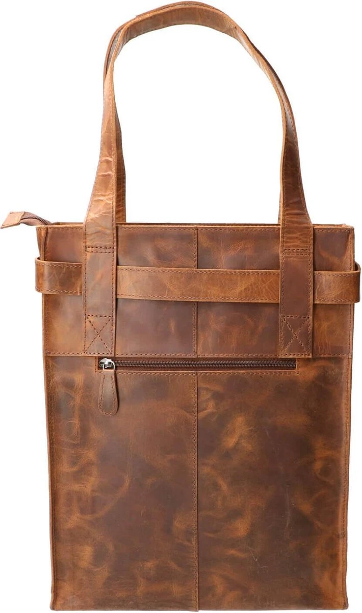 Revival By Leather Design Shopper Hunter Bruin 5 Revival By Leather Design Shopper Hunter Bruin - Afbeelding 3