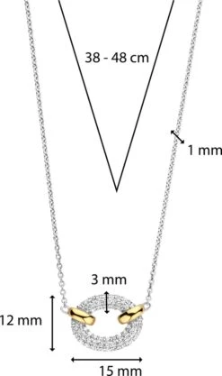 TI SENTO - Milano Collier 34026ZY - Zilveren Dames Ketting - Maat 42 8 TI SENTO - Milano Collier 34026ZY - Zilveren Dames Ketting - Maat 42 -Liora Luxe Winkel 710x1200