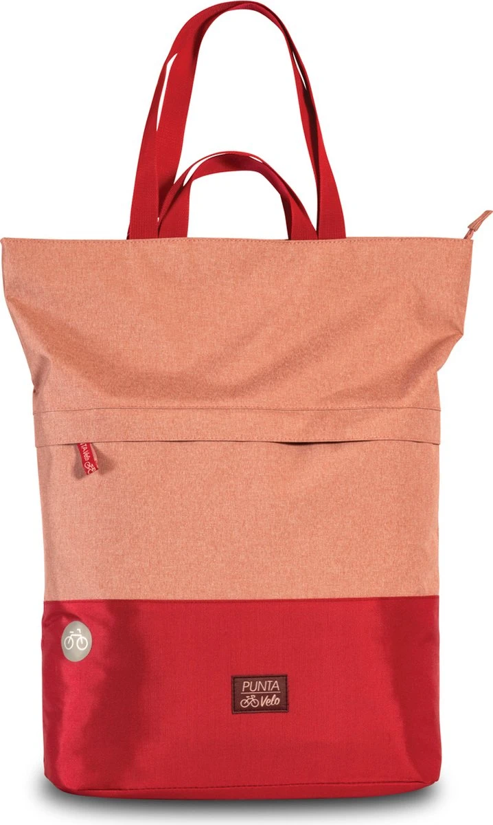 Punta Shopper Velo 27 Liter 44 X 50 Cm Nylon/polyester Roze/rood 3 Punta Shopper Velo 27 Liter 44 X 50 Cm Nylon/polyester Roze/rood