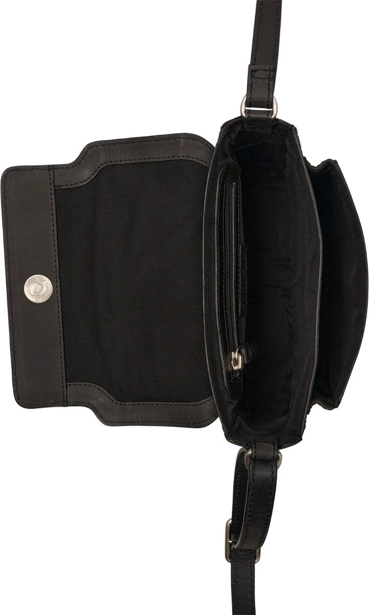 Burkely Casual Cayla Dames Schoudertas Klein Satchel Small - Zwart 6 Burkely Casual Cayla Dames Schoudertas Klein Satchel Small - Zwart - Afbeelding 4