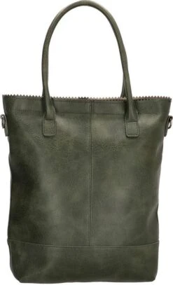 Zebra Trends Natural Bag Kartel Dark Green -Liora Luxe Winkel 728x1200