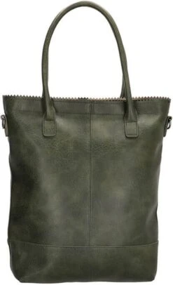 Zebra Trends Natural Bag Kartel Dark Green -Liora Luxe Winkel 730x1200