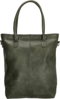Zebra Trends Natural Bag Kartel Dark Green -Liora Luxe Winkel 734x1200