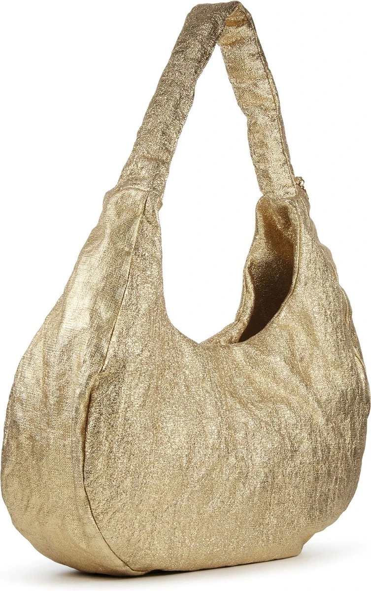 Unisa Schoudertas Dames / Handtas - Stof - ZLeti Met - Goud 6 Unisa Schoudertas Dames / Handtas - Stof - ZLeti Met - Goud - Afbeelding 4