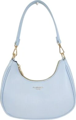Flora&Co - Paris - Luxe Schoudertasje/crossbody - Wisselbare Riem - Licht Blauw