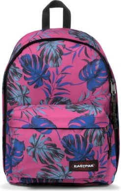 Eastpak OUT OF OFFICE Rugzak, 27 Liter, 13.3 Inch Laptopvak - Brize Monstera Pink