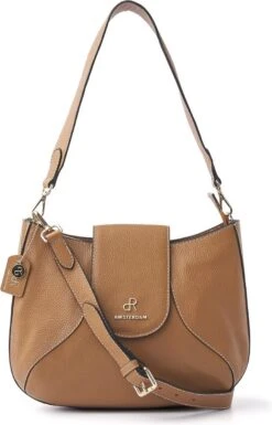 DR Amsterdam Hand / Schoudertas - Mint - Camel