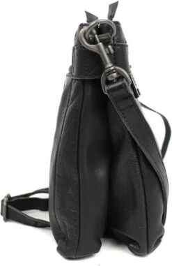 Bear Design Teppie Leren Schoudertas - Zwart -Liora Luxe Winkel 777x1200