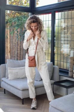 Chabo Bags - Venice Phone Bag - Telefoontasje - Crossoverbag - Leer - Gewatteerd -Padded - Zwart -Liora Luxe Winkel 800x1200 6