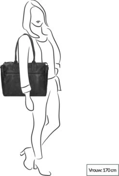 Bear Design Business Schoudertas Binni Met Laptopvak 17'' Cognac -Liora Luxe Winkel 814x1200 2