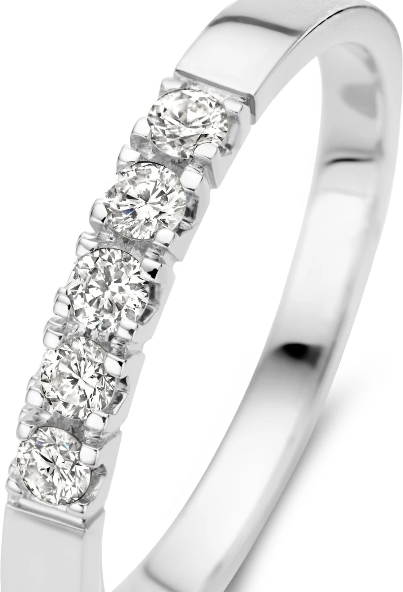 Isabel Bernard De La Paix Madeline 14 Karaat Witgouden Ring | Diamant 0.20 Ct | - Witgoudkleurig 8 Isabel Bernard De La Paix Madeline 14 Karaat Witgouden Ring | Diamant 0.20 Ct | - Witgoudkleurig - Afbeelding 6