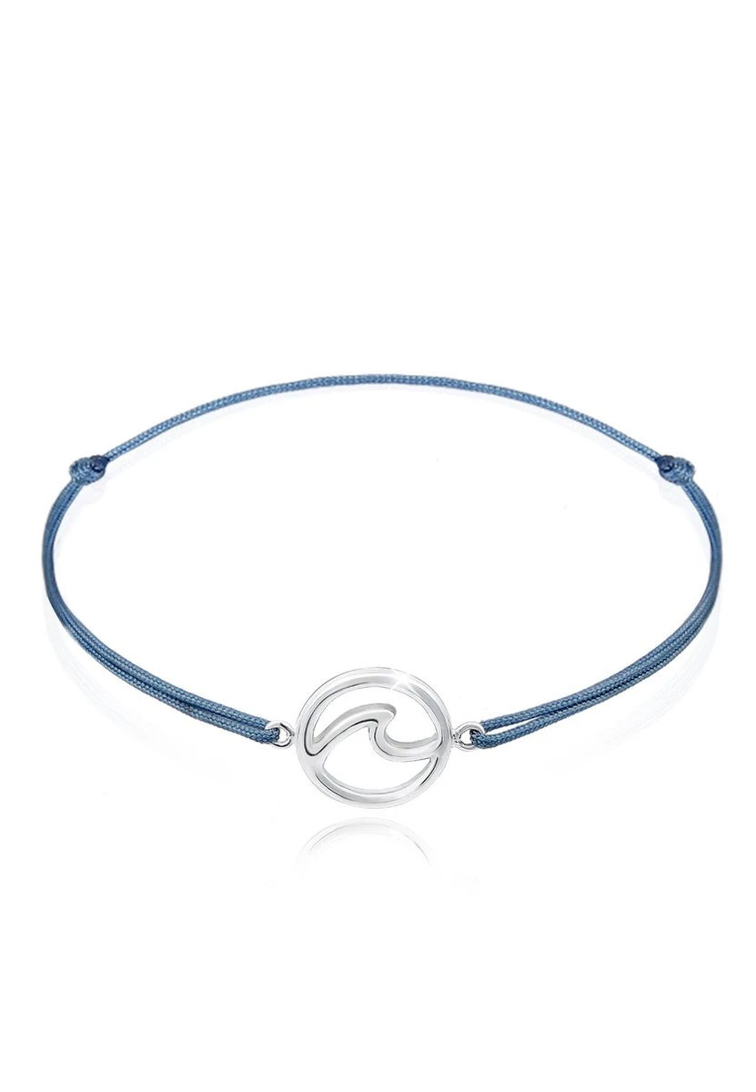 Elli Dames Armband Dames Wave Beach Maritiem Nylon Blauw Trend In 925 Sterling Zilver 3 Elli Dames Armband Dames Wave Beach Maritiem Nylon Blauw Trend In 925 Sterling Zilver