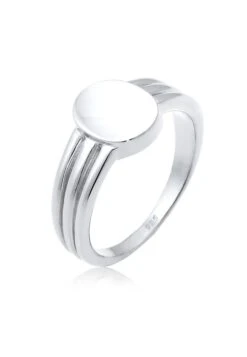 Elli Dames Ring Dames Zegelring Geo Look Basic Blogger Trend In 925 Sterling Zilver