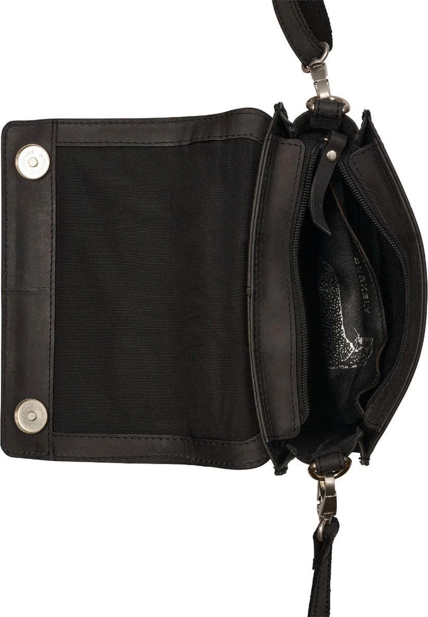 Burkely Casual Cayla Dames Handtas Klein Citybag Small - Zwart 6 Burkely Casual Cayla Dames Handtas Klein Citybag Small - Zwart - Afbeelding 4