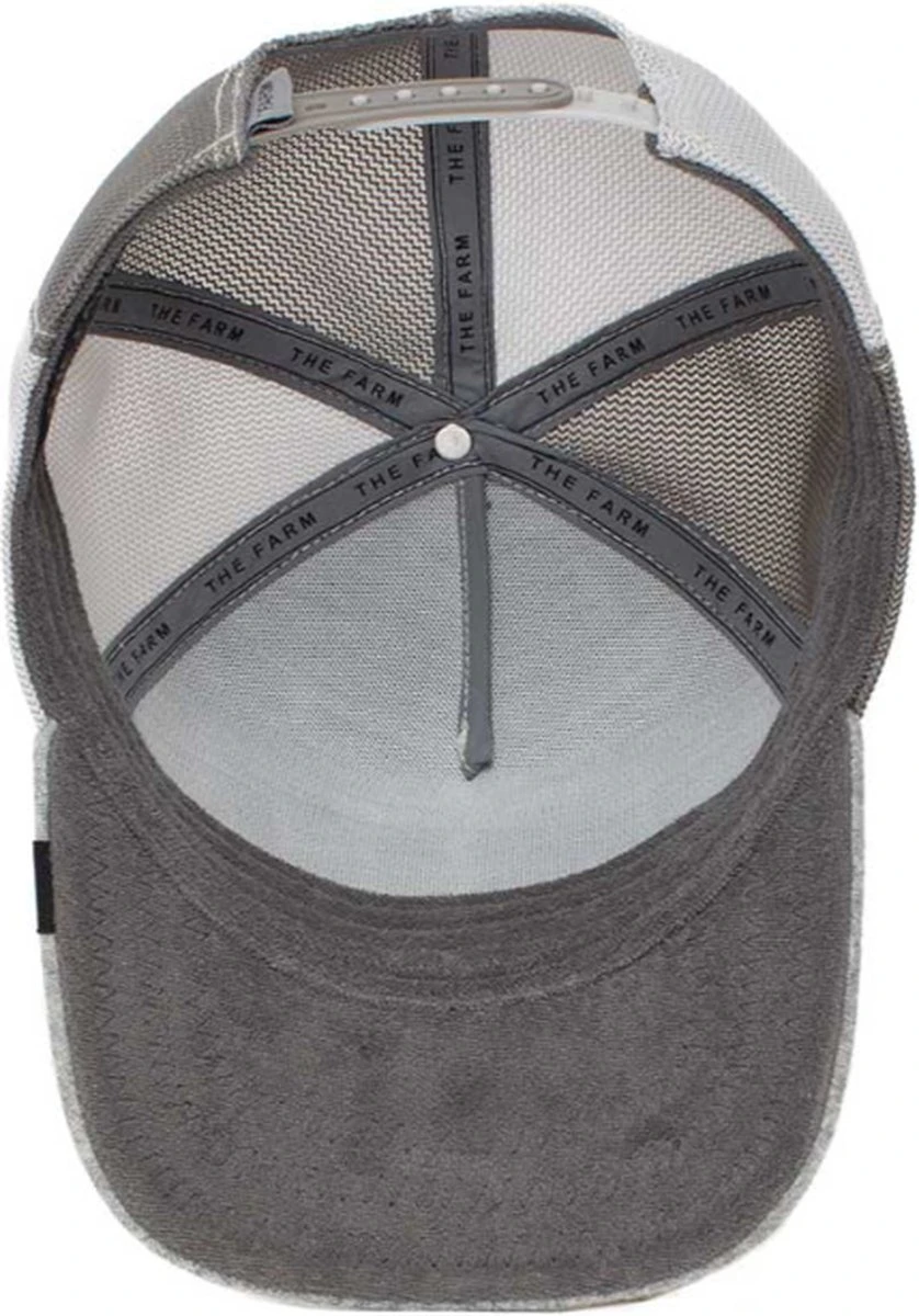 Goorin Bros. Mr. Nice Guy Trucker Cap - Grey 7 Goorin Bros. Mr. Nice Guy Trucker Cap - Grey - Afbeelding 5
