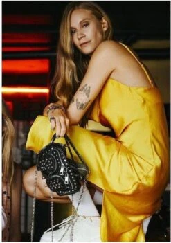 Nunoo Helena Disco Schoudertas Dames - Zwart -Liora Luxe Winkel 844x1200