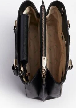 Guess Eco Alexie Girlfriend Satchel Dames Handtas - Zwart -Liora Luxe Winkel 845x1200 1