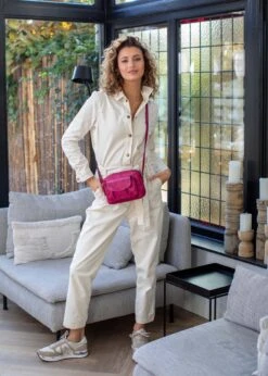 Chabo Bags - Dali Daily - Crossover - Schoudertas - Leer - Roze -Liora Luxe Winkel 856x1200 3