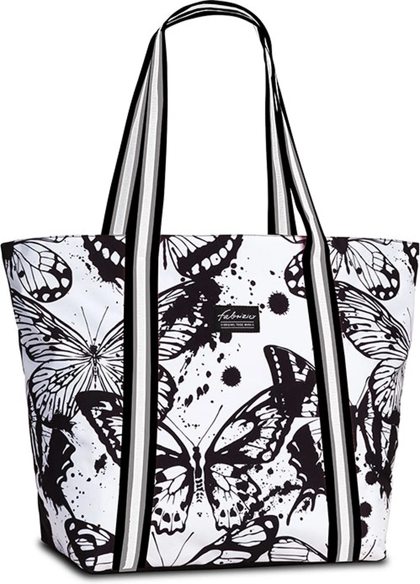 Fabrizio Strandtas Butterfly Zwart/Wit 3 Fabrizio Strandtas Butterfly Zwart/Wit