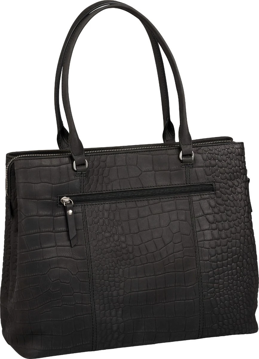 Burkely Casual Cayla Dames Werktas 13.3" - Zwart 5 Burkely Casual Cayla Dames Werktas 13.3" - Zwart - Afbeelding 3