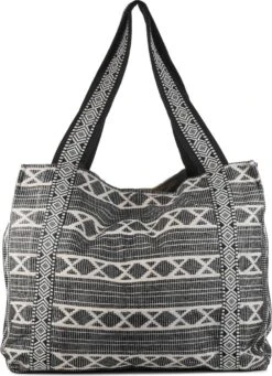 Summum Shopper Dames / Handtas - Canvas - 8s850-8459 - Zwart -Liora Luxe Winkel 868x1200 1