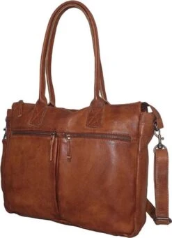 Bear Design Business Schoudertas Binni Met Laptopvak 17'' Cognac -Liora Luxe Winkel 869x1200 6