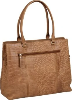 Burkely Casual Cayla Dames Werktas 13.3" - Cognac -Liora Luxe Winkel 870x1200 1