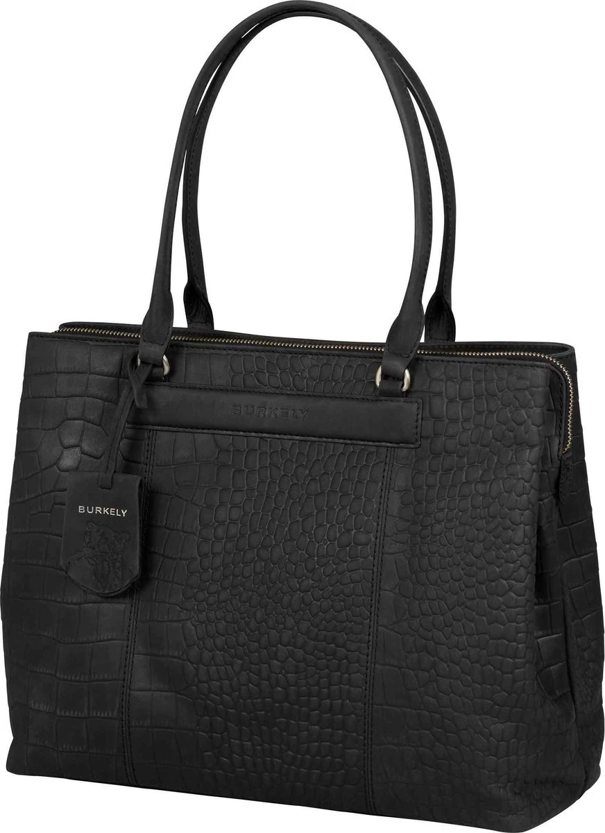 Burkely Casual Cayla Dames Werktas 13.3" - Zwart 4 Burkely Casual Cayla Dames Werktas 13.3" - Zwart - Afbeelding 2