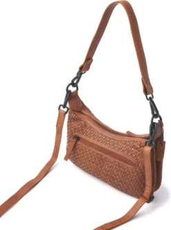 DR Amsterdam Hand / Schoudertas - Tampa Braided - Camel -Liora Luxe Winkel 892x1200