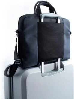Nava Design Easy Advance Briefcase Slim Schoudertas 15.6'' Black/Blue -Liora Luxe Winkel 899x1200 4