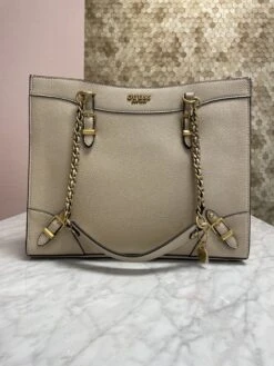 Guess Didi Society Tote Shoppers Dames - Beige - Maat ONESIZE