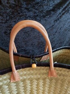 Rieten Strandtas Met Zwarte Bies, Strandtas, Shopper, Rietentas, Bohemida- Rieten Tas - Boho Ibiza Shopper Tas/Strandtas - Boodschappentas - Mandtas – Boodschappenmand -Liora Luxe Winkel 900x1200 37