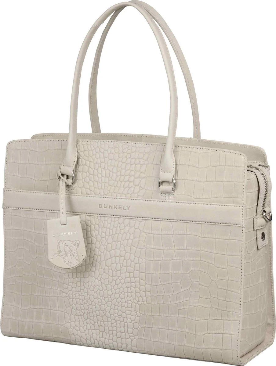 Burkely Casual Cayla Dames Werktas 15.6" - Gebroken Wit 4 Burkely Casual Cayla Dames Werktas 15.6" - Gebroken Wit - Afbeelding 2