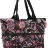 Reisenthel Shopper E1 Shopper Schoudertas - 12L - Paisley Zwart
