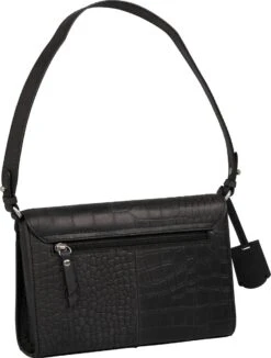 Burkely Casual Cayla Dames Schoudertas Satchel - Zwart -Liora Luxe Winkel 908x1200 1