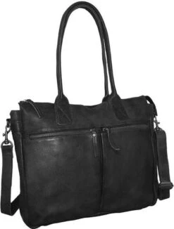 Bear Design Business Schoudertas Binni Met Laptopvak 17'' Zwart -Liora Luxe Winkel 908x1200 5