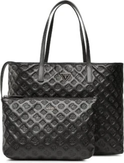 Guess Shopper Vikky Dames Handtas - Zwart -Liora Luxe Winkel 912x1200 2