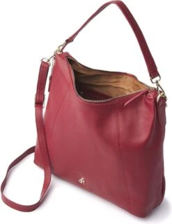 DR Amsterdam Hand / Schoudertas - Faggio - Chili Pepper -Liora Luxe Winkel 920x1200 1