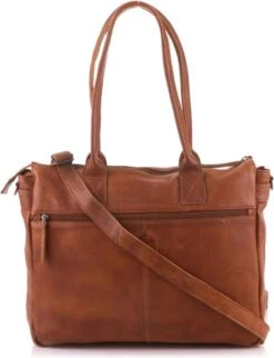 Bear Design Business Schoudertas Binni Met Laptopvak 17'' Cognac -Liora Luxe Winkel 921x1200 1