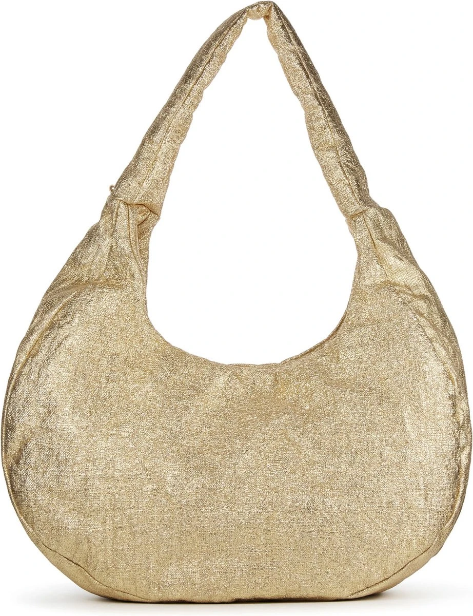 Unisa Schoudertas Dames / Handtas - Stof - ZLeti Met - Goud 4 Unisa Schoudertas Dames / Handtas - Stof - ZLeti Met - Goud - Afbeelding 2