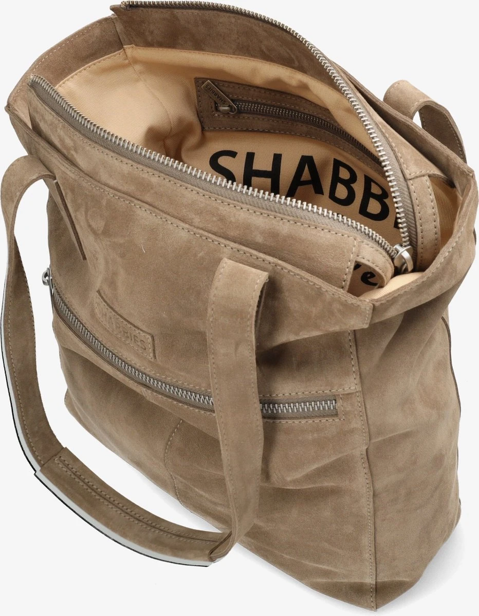 Shabbies X Wendy Wendy Shb0394 Shoppers Dames - Taupe - Maat ONESIZE 10 Shabbies X Wendy Wendy Shb0394 Shoppers Dames - Taupe - Maat ONESIZE - Afbeelding 8