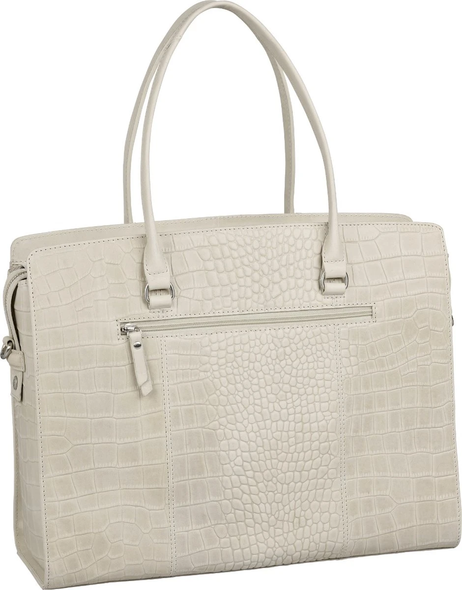 Burkely Casual Cayla Dames Werktas 15.6" - Gebroken Wit 5 Burkely Casual Cayla Dames Werktas 15.6" - Gebroken Wit - Afbeelding 3