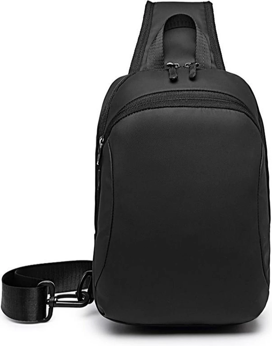 Pro-Care CrossBody Tas - Waterdicht - Universele Fit - Tablet 7.9 Inch - Telefoon Kabel Opening - Uniek Design - Zwart 3 Pro-Care CrossBody Tas - Waterdicht - Universele Fit - Tablet 7.9 Inch - Telefoon Kabel Opening - Uniek Design - Zwart