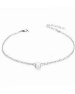 Enkelbandje – Staal – Zilverkleurig – Cadeau Voor Haar