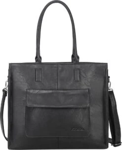 Wimona Fantasia 4080 Schoudertas / Laptopotas - Zwart