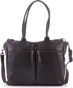 Bear Design Business Schoudertas Binni Met Laptopvak 17'' Zwart -Liora Luxe Winkel 996x1200 2